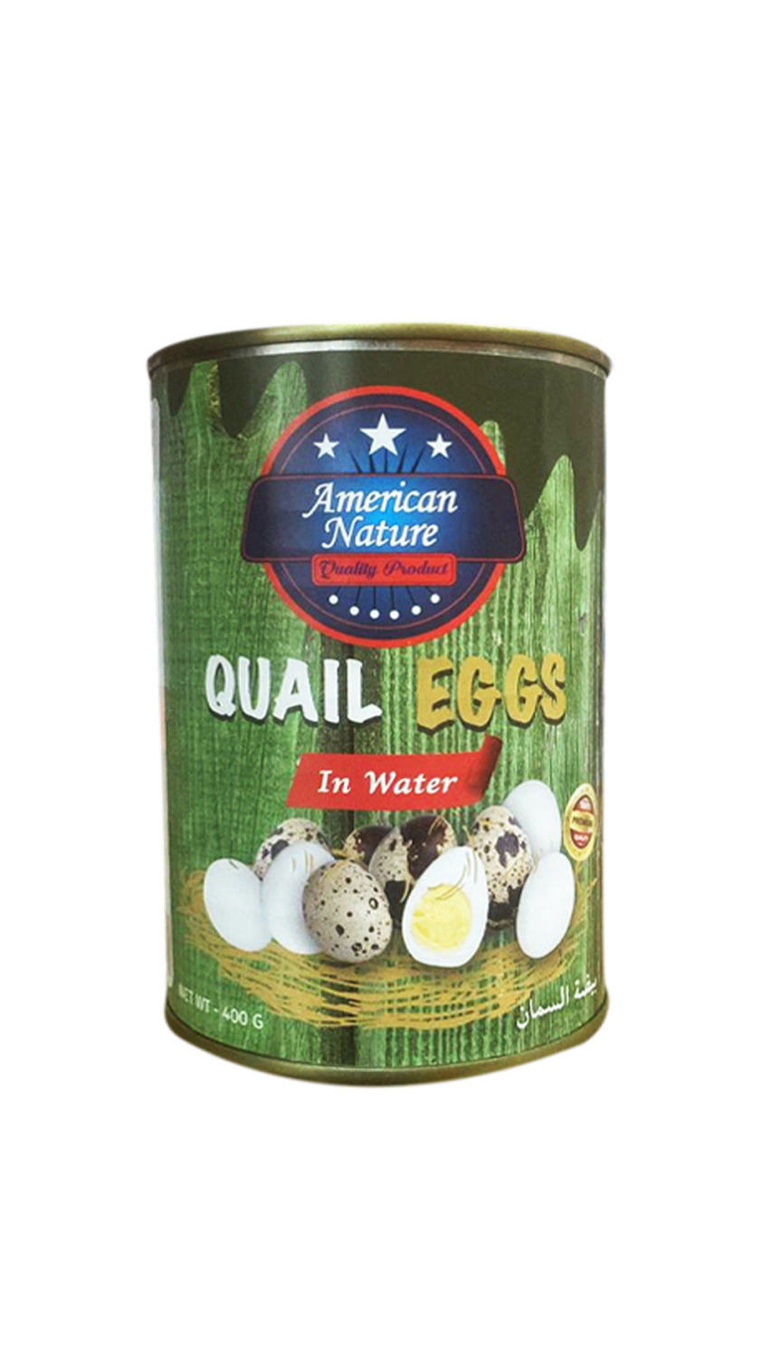 American Nature Quail Eggs in Water 400g | Manilaplus