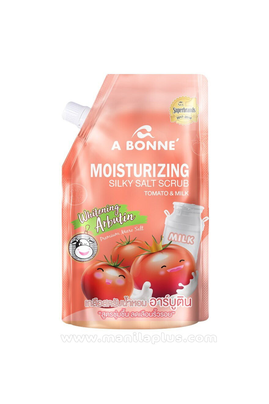 A Bonne Moisturizing Silky Salt Scrub Tomato & Milk | Manilaplus