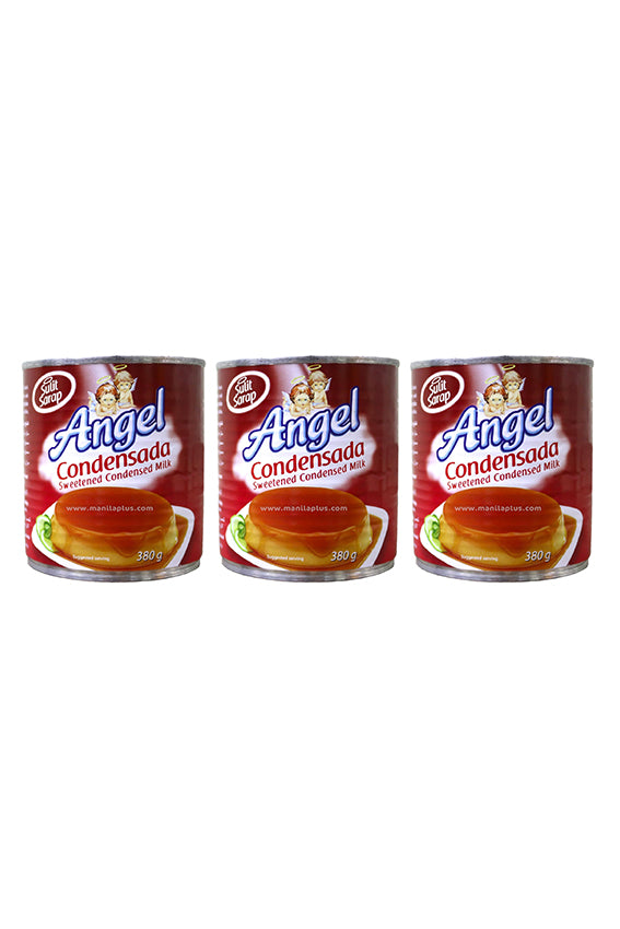 Angel Condensada Sweetened Condensed Milk 380g (x3) | Manilaplus.com