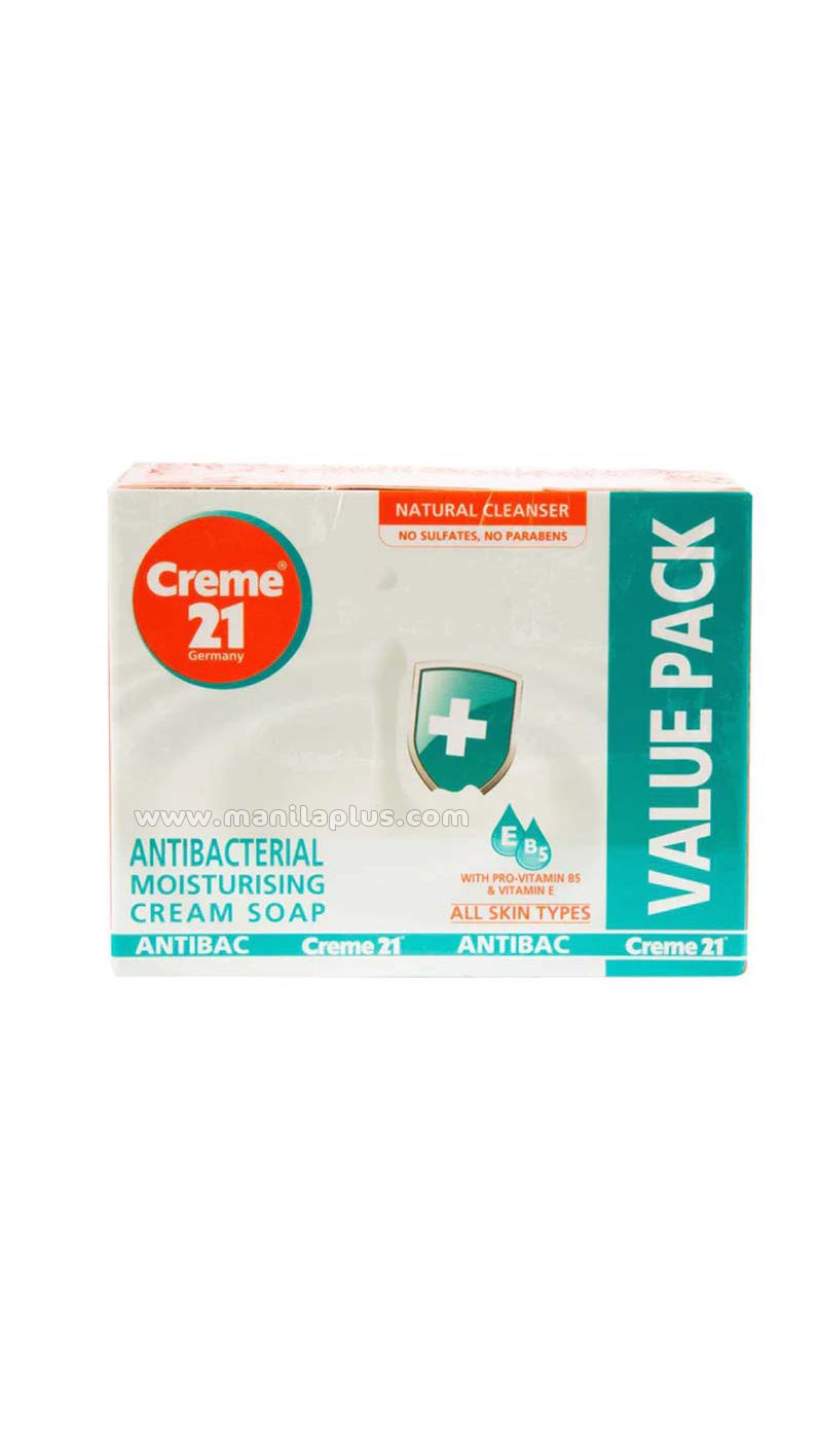 Cream 21 Antibacterial Moisturising Cream Soap Value Pack | Manilaplus.com