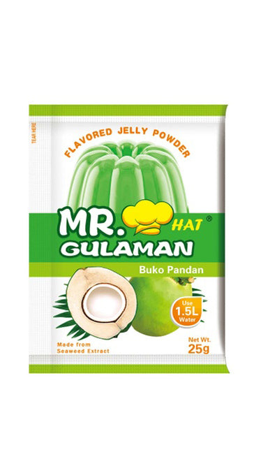 Mr. Gulaman 25g Buko Pandan | Manilaplus.com