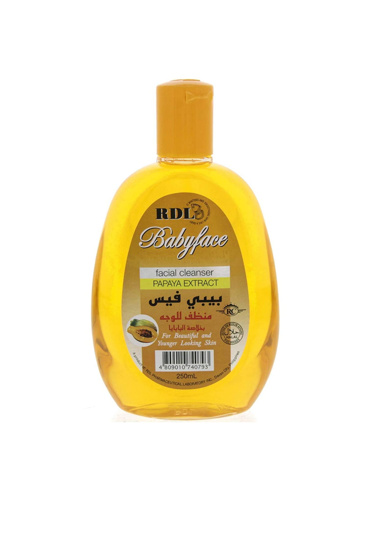 RDL Babyface Facial Cleanser Papaya Extract 250ml | Manilaplus