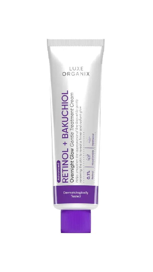 Luxe Organix Advanced Retinol + Bakuchiol Overnight Glow Cream 30g | Manilaplus.com