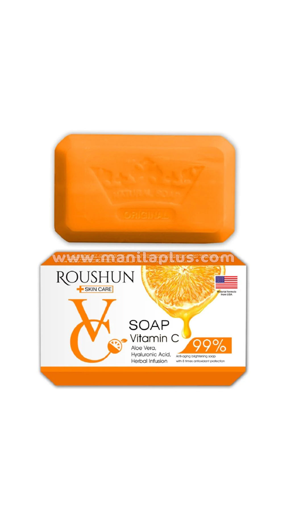 Roushun Skin Care Soap Vitamin C 125g | Manilaplus.com