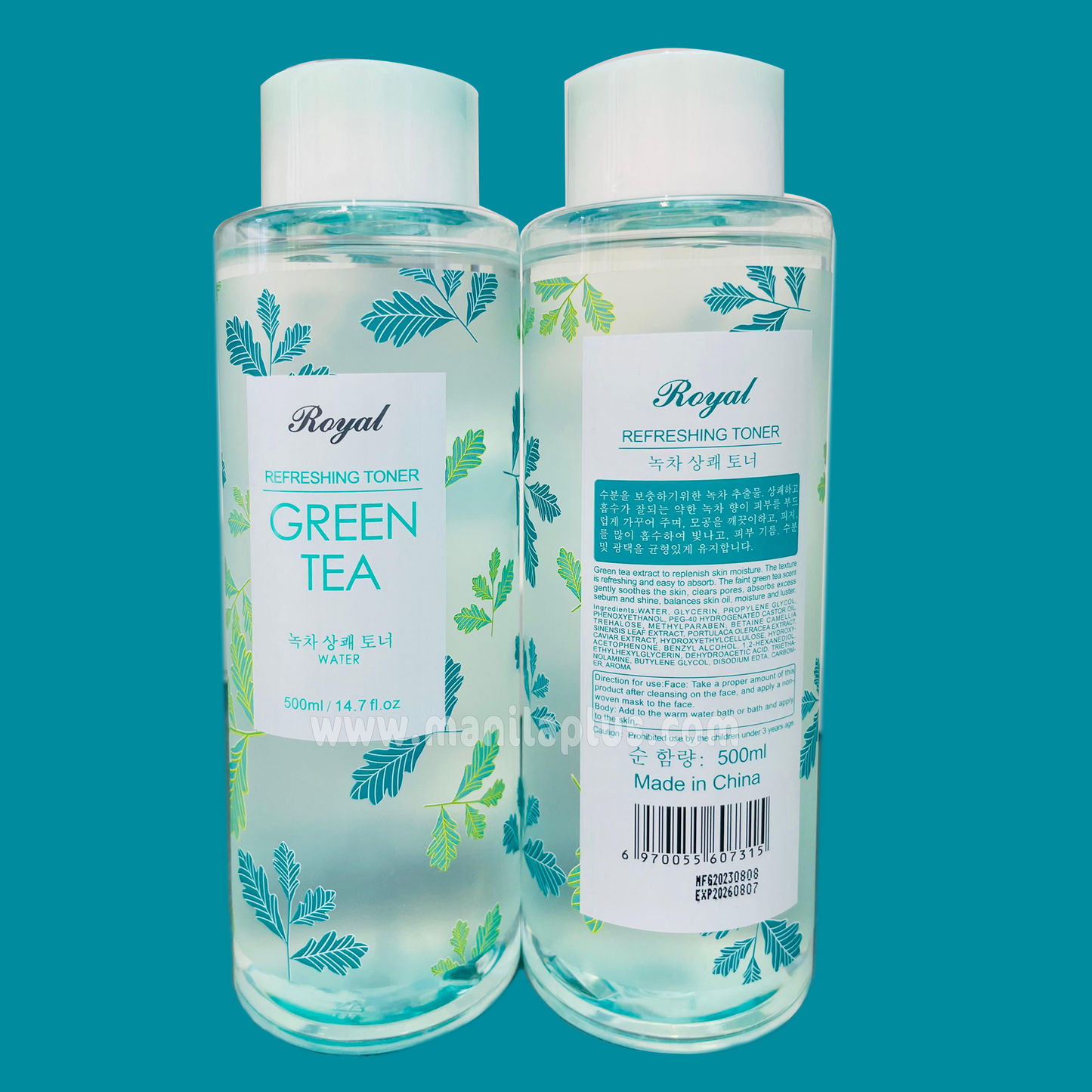 Royal Moisturizing Toner Green Tea 500ml