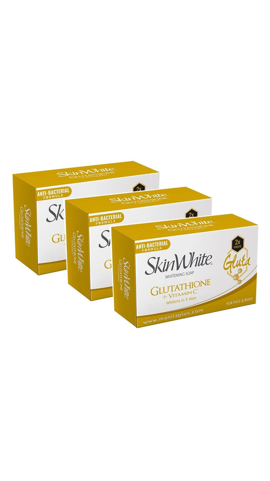 Skin White Whitening Soap Glutathione x 3pcs | Manilaplus.com