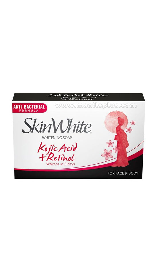 Skin White Whitening Soap Kojic Acid + Retinol Soap | Manilaplus.com