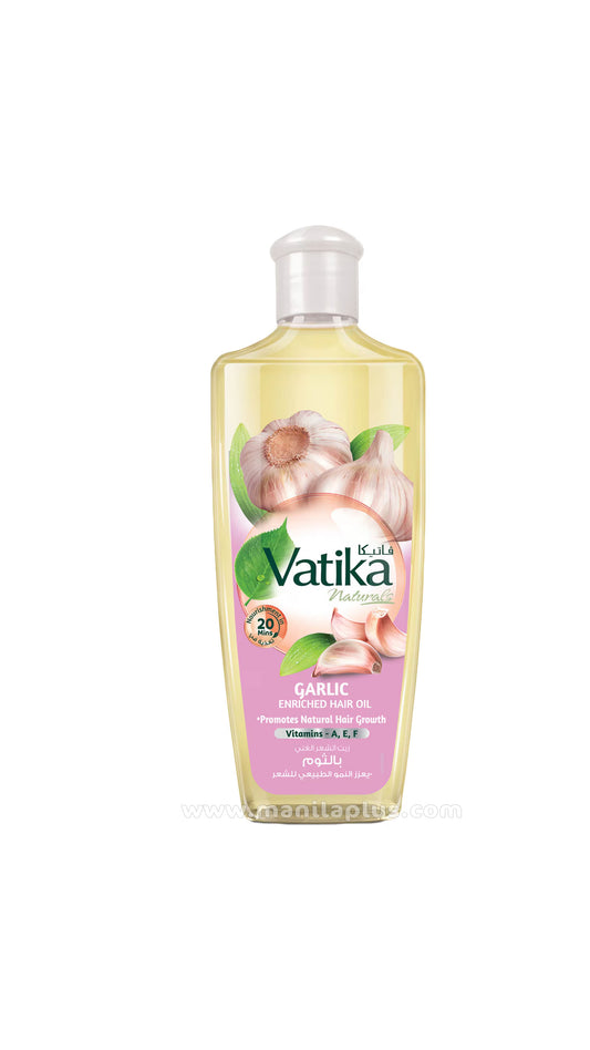 Vatika Naturals Garlic Enriched Hair Oil 200ml | Manilaplus.com