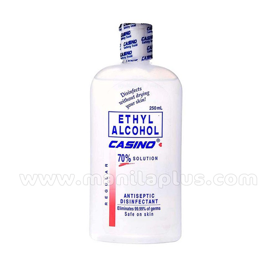 Casino Ethyl Alcohol 70% Solution - 250ml | Manilaplus