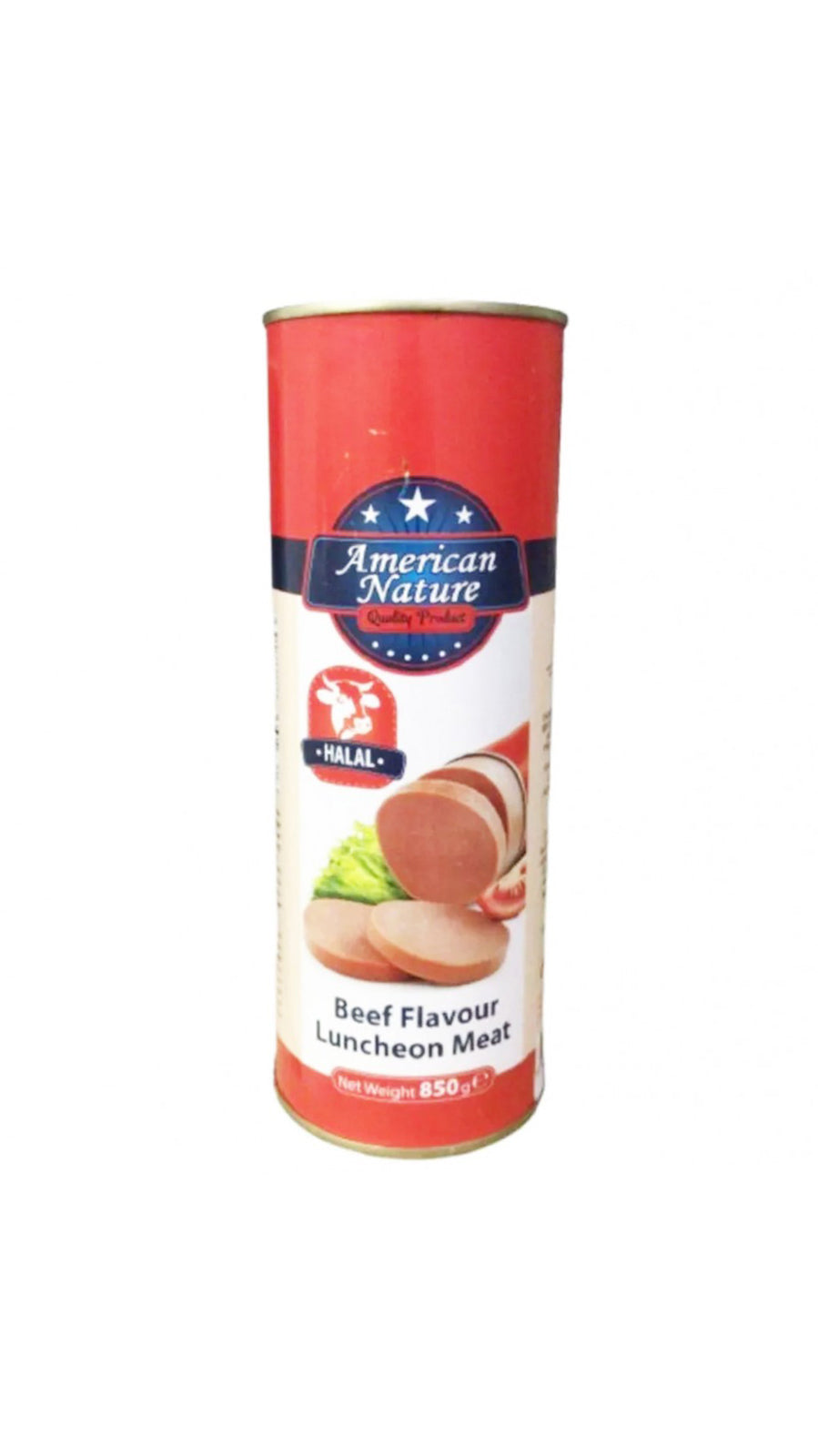 American Nature Halal Beef Flavour Luncheon Meat 850g | Manilaplus