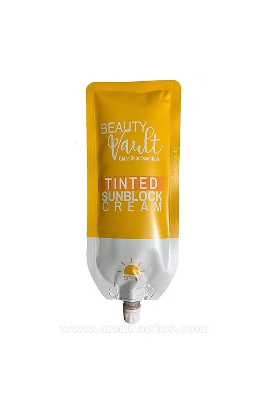 Beauty Vault Glass Skin Essentials Tinted Sunblock Cream 50g | Manilaplus