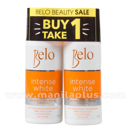 Belo Intense White Deodorant 40mL Buy 1 Take 1 | Manilaplus