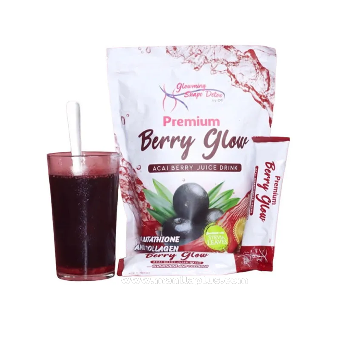 Glowming Shape Detox Premium Berry Glow Acai Berry Juice Drink | Manilaplus