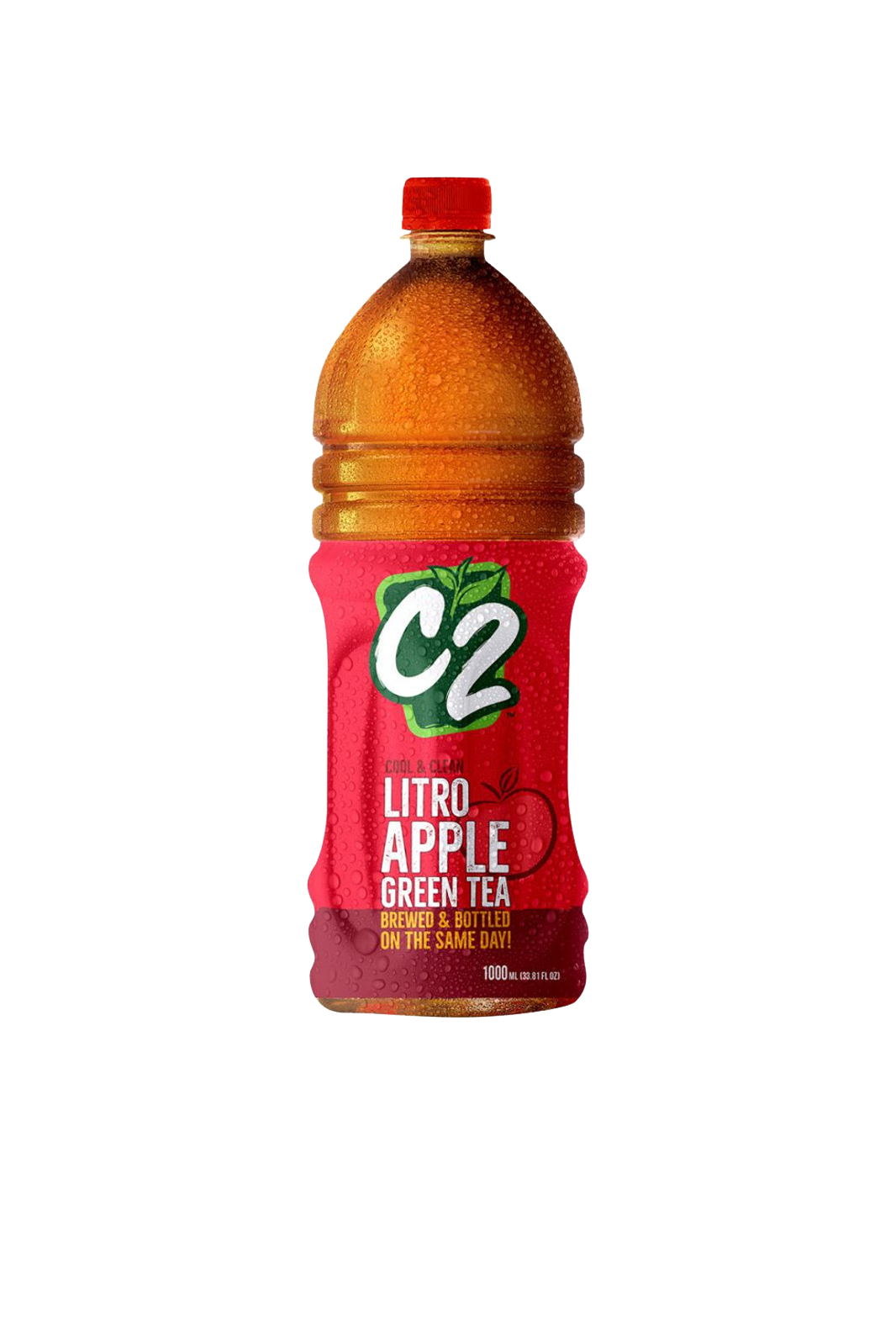 C2 Cool & Clean Litro Apple Green Tea 1000ml | Manilaplus.com