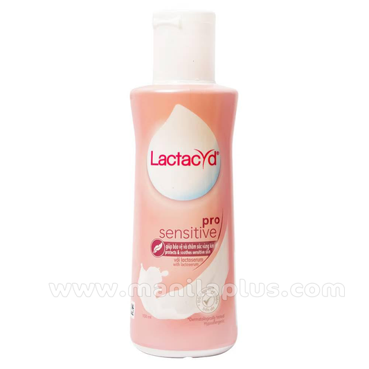 Generic Lactacyd Pro Sensitive Feminine Wash, Protects and Soothes Sensitive Skin with Natural Lactoserum - 150ml | Manilaplus