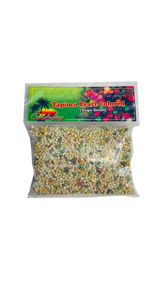 Mabuhay Tapioca Pearl Colored (SAGO SMALL) 227g | Manilaplus.com