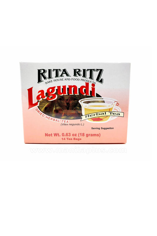 Rita Ritz Bake House and Food Products Lagundi Dried Herbal Tea 18g x 14 Tea Bags | Manilaplus