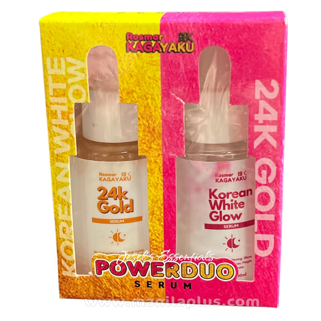 Rosmar Kagayaku Power 24K Gold Duo Serum | Manilaplus