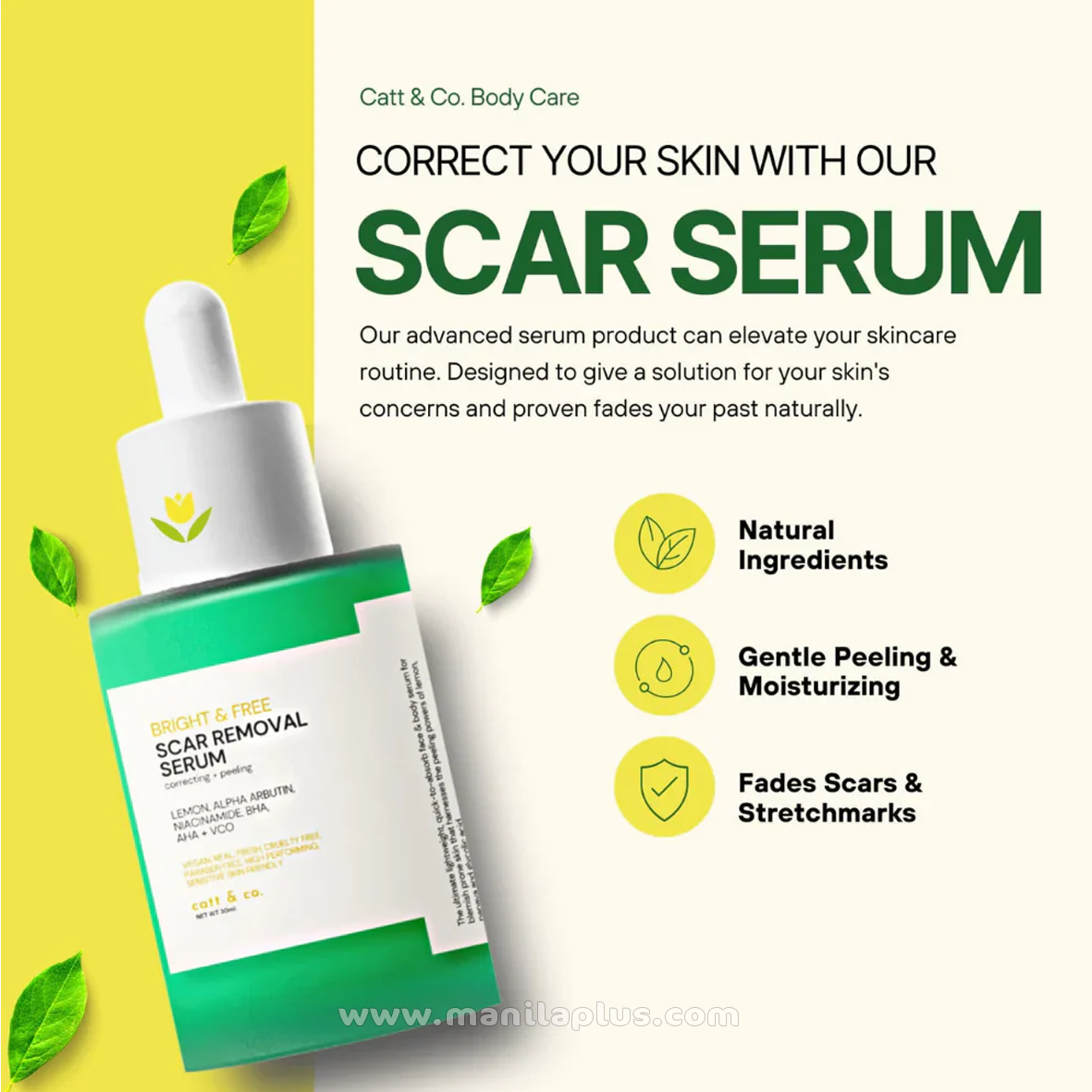 CATT & CO SCAR REMOVAL SERUM 30mL | Manilaplus