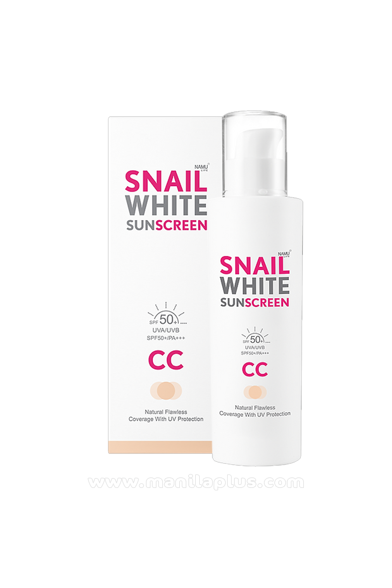 Snail White Sunscreen CC SPF50 | Manilaplus