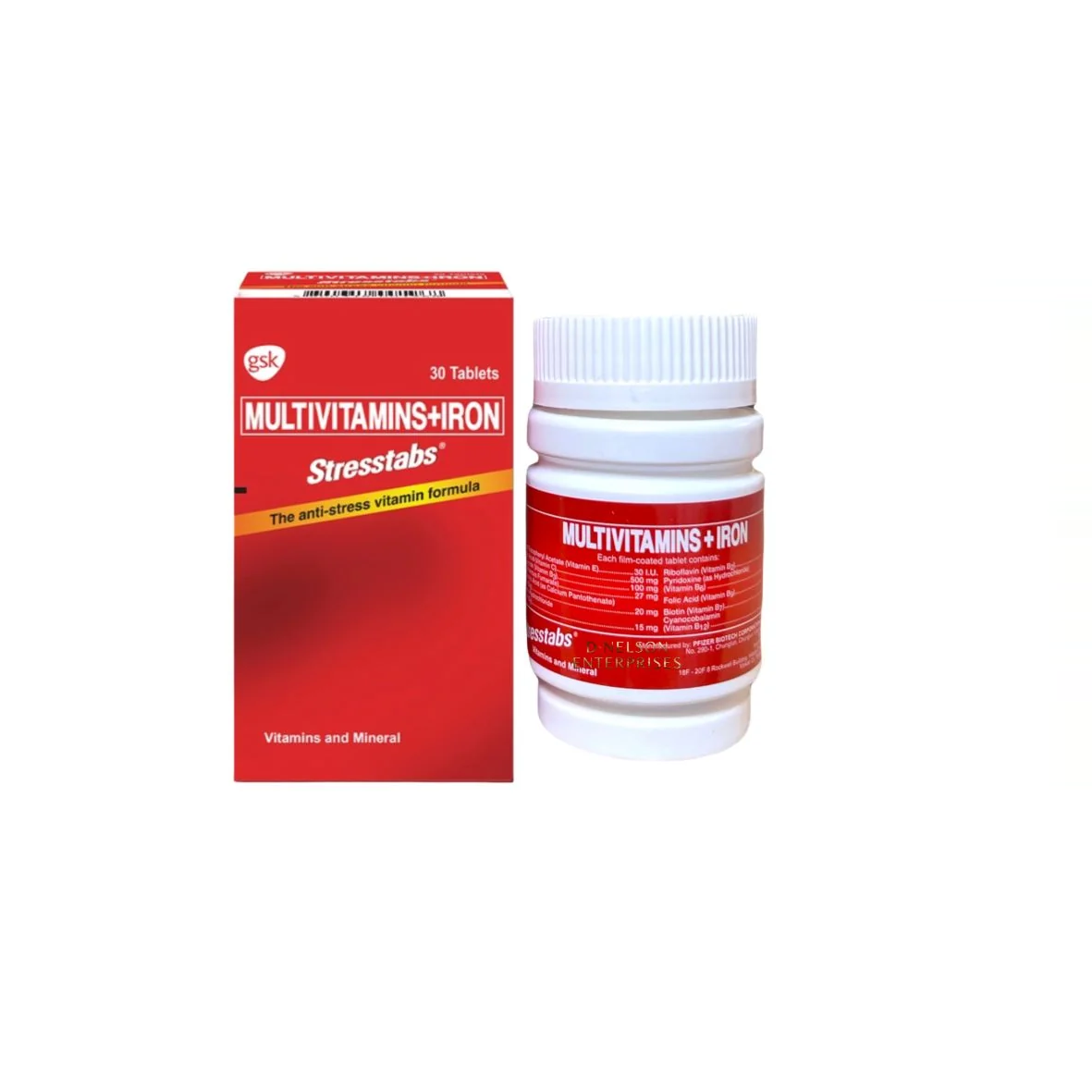 Multivitamins+Iron Stresstabs (30 Tablets) | Manilaplus