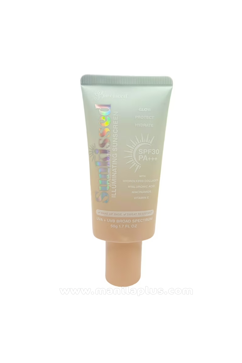 Sunkissed Illuminating Sunscreen SPF50 | Manilaplus