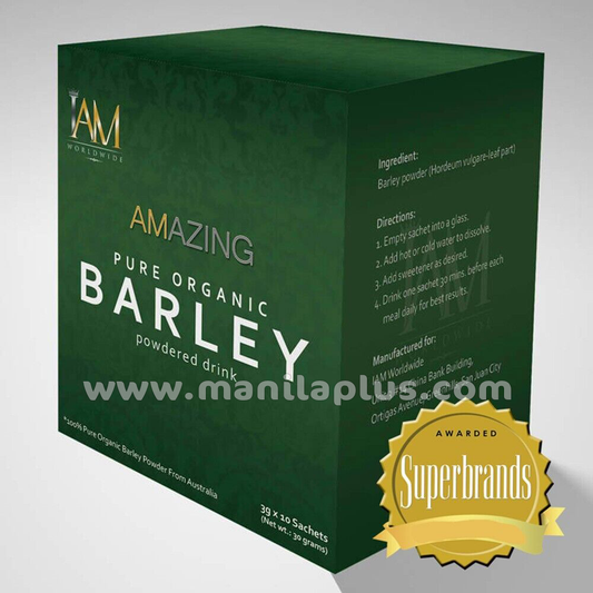 IAM Amazing Pure Organic Barley Powdered Drink Mix from Australia | Manilaplus