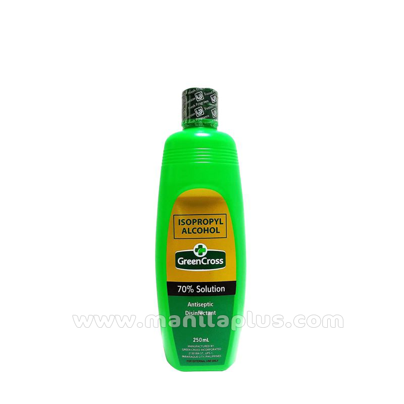 Green Cross Isopropyl 70% Alcohol 250 ml | Manilaplus