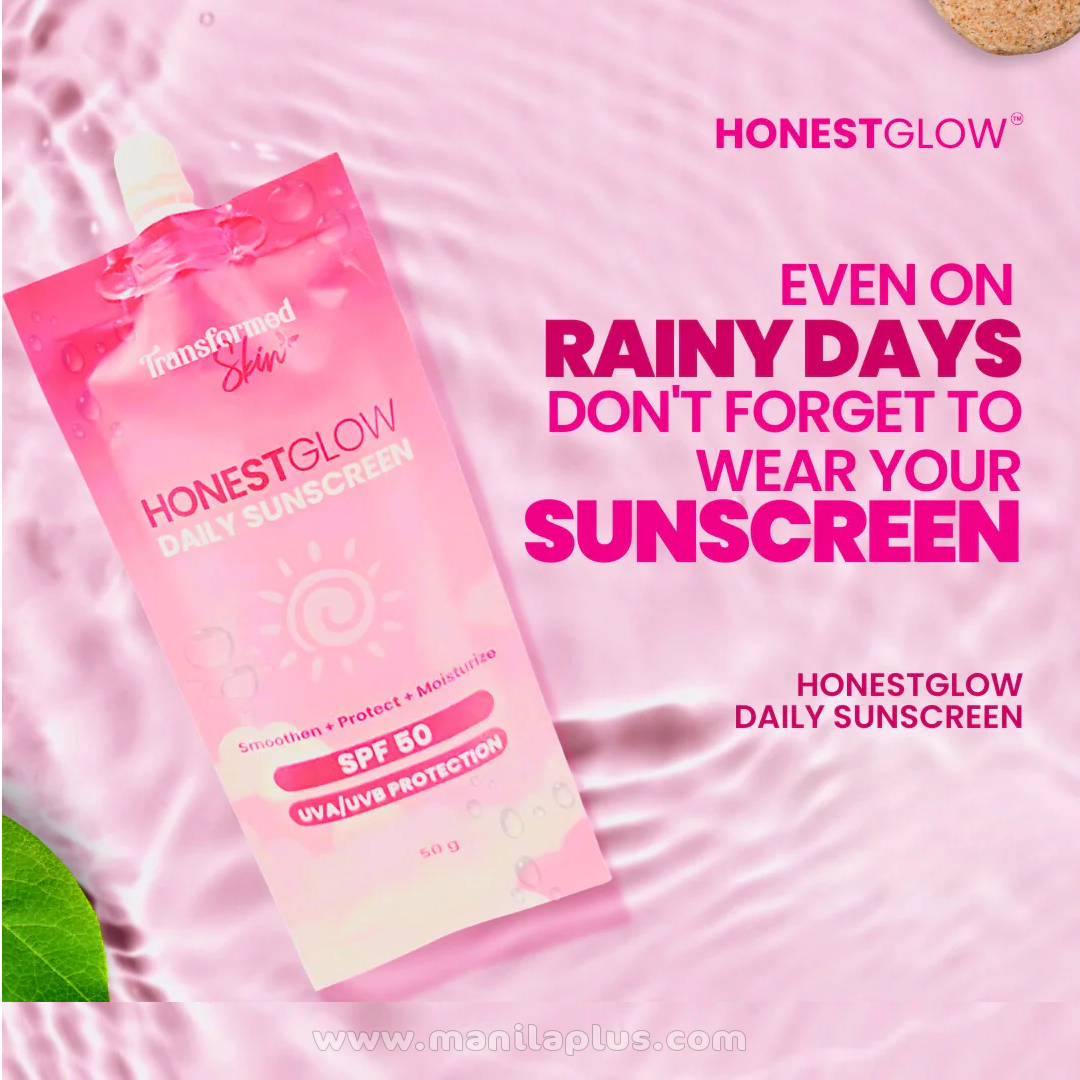 Transformed Skin - Honest Glow Daily Sunscreen SPF 50 - 50g | Manilaplus