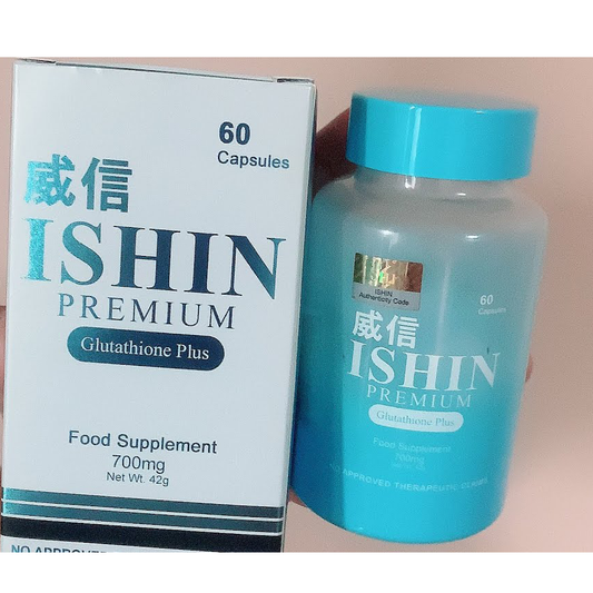 ISHIN Premium Glutathione Plus Food Supplement, 60 Capsules | Manilaplus