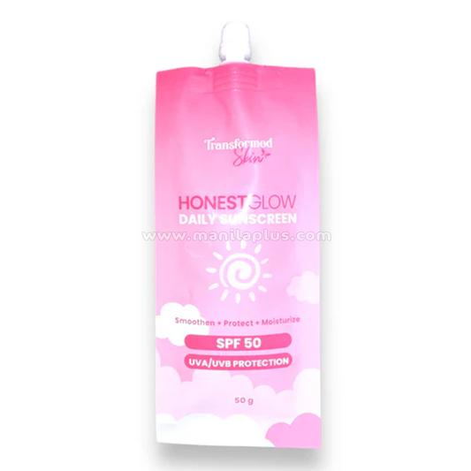 Transformed Skin - Honest Glow Daily Sunscreen SPF 50 - 50g | Manilaplus