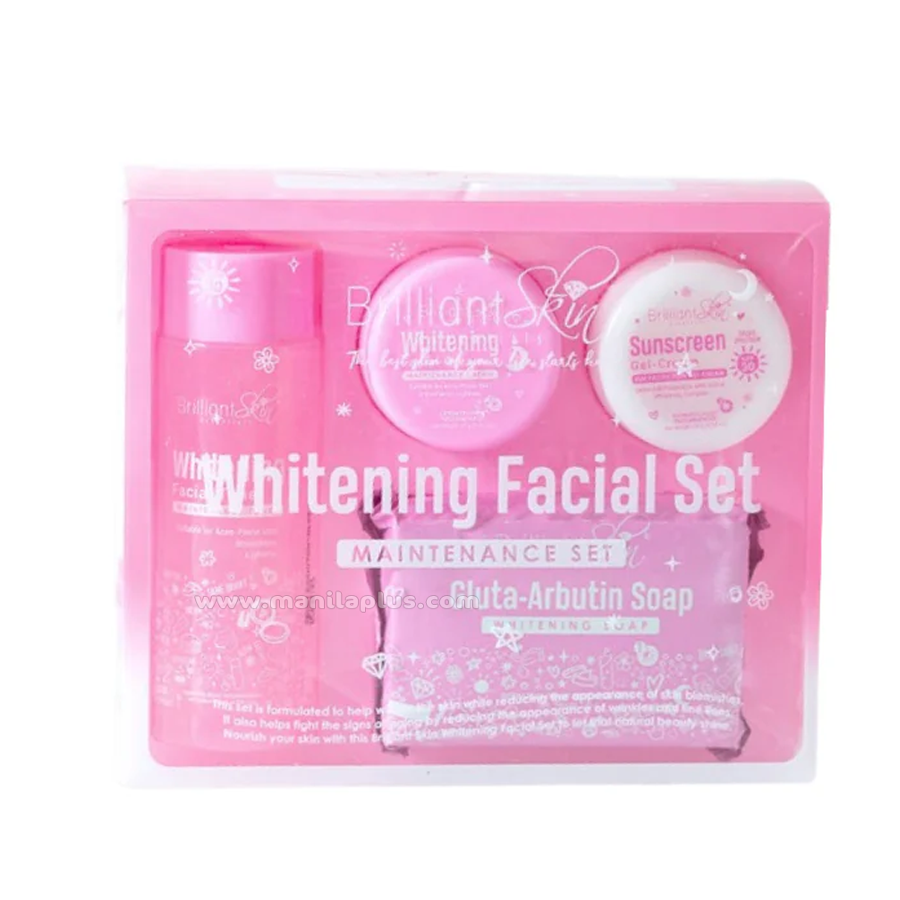 Brilliant Skin Essentials Whitening Facial Set - Maintenance Set | Manilaplus